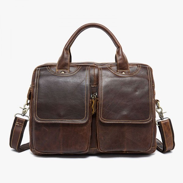 Crocodile Leather Laptop Bag