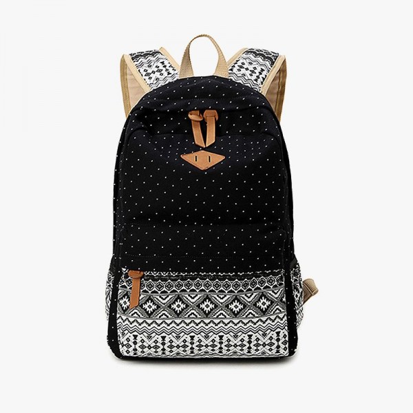 Canvas Printing Women Backpack