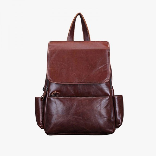 Crafted Oil Wax Leather Backpacks