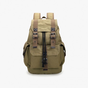 Vintage Canvas Large Capacity Backpack Vintage Canvas Large...