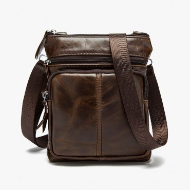 Casual Leather Shoul...