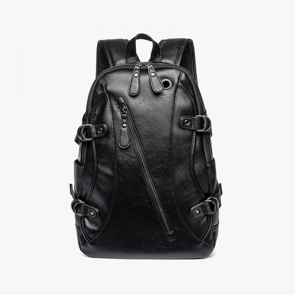 Western Style Oil Wax Leather Backpacks