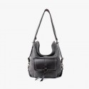 Leather &#038; Canvas Patchwork Handbag Shoulder