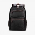 High Capacity Leather Backpack