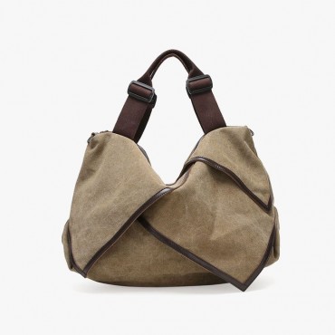 Canvas Tote Crossbod...