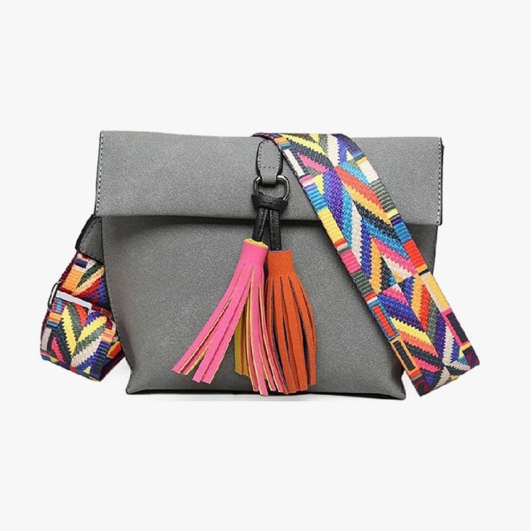 Colorful Shoulder Bag Leather