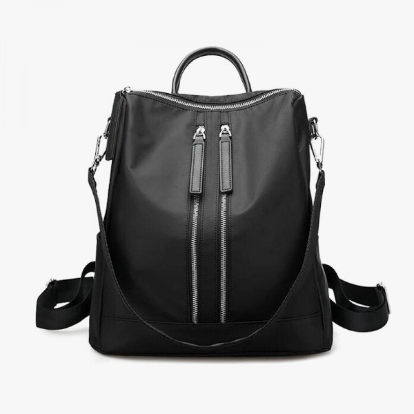 Waterproof Nylon Black Backpack