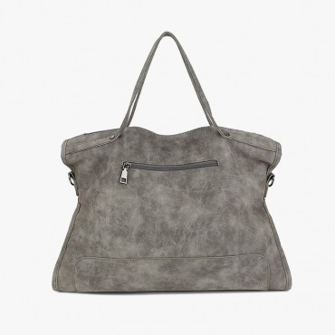 Large Capacity Leather Bag Rivet Large Capacity Leath...