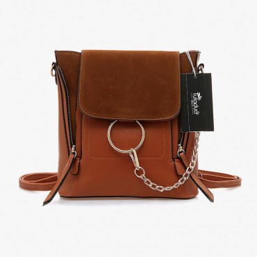 Double Zipper Leathe...