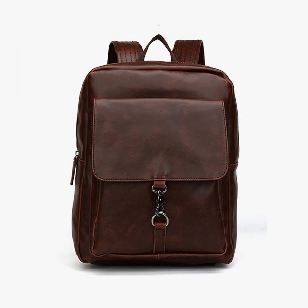Crazy Horse Vintage Casual Leather Backpacks