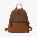 Bohemian Printing Canvas Leather &#038; Backpack